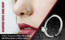Diamond Nose Ring Hoop