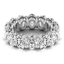 Jewelmore Oval Cut Lab Grown Diamond Eternity Band – Elegant & Timeless Design | 14K Gold, Stone Size-0.75 | E-F Color, VS-SI Clarity | 30 Day Free Return
