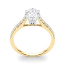 2 Carat Pear Shape and Round Lab Grown Diamond