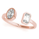 Oval and Emerald Cut Lab Grown Diamond