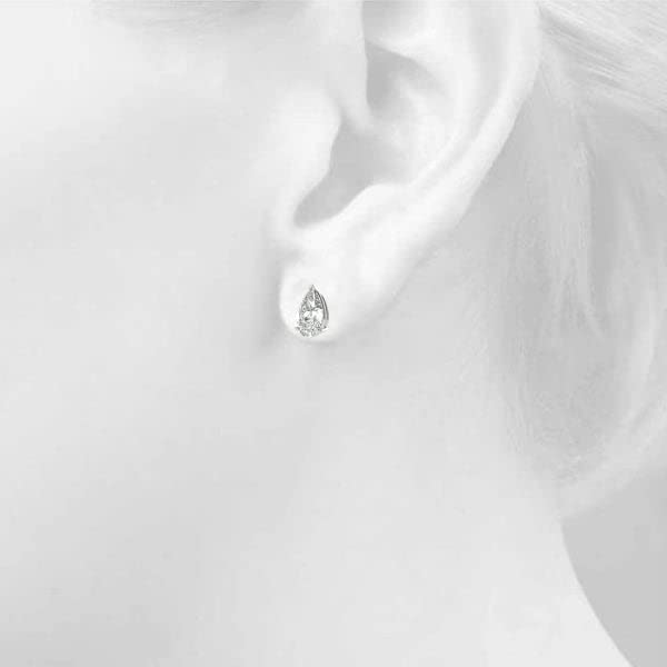 IGI Certified Lab Grown Solitaire Diamond Stud Earrings