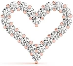 Lab Grown Diamond Heart Necklace