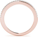 Halo Round Diamond Antique Wedding Band