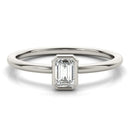 Bezel-Set Solitaire Engagement Ring