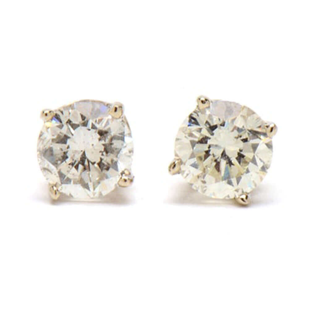 J-K Glow: Carat Diamond Stud Earring I2-I3 Clarity