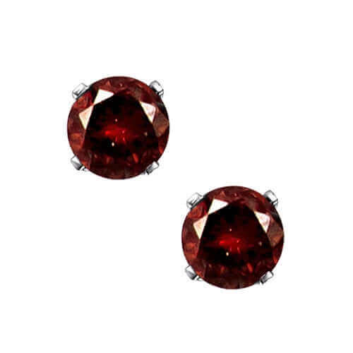 red-diamond-stud-earring