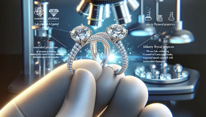 The Benefits of Choosing Lab-Created Diamonds for Your Wedding Bands