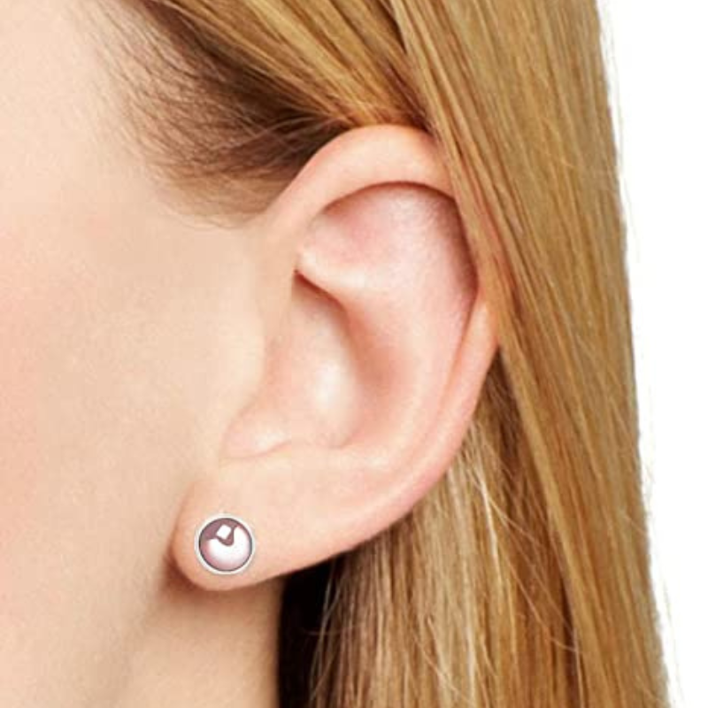 Hollow Light Weight Plain Gold Ball Studs Earrings