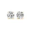 black friday deal Solitaire Diamond Stud Earrings