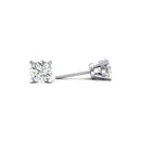 Round Natural Diamond Stud Earrings