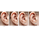 14K Gold Round-Cut Diamond Stud Earring