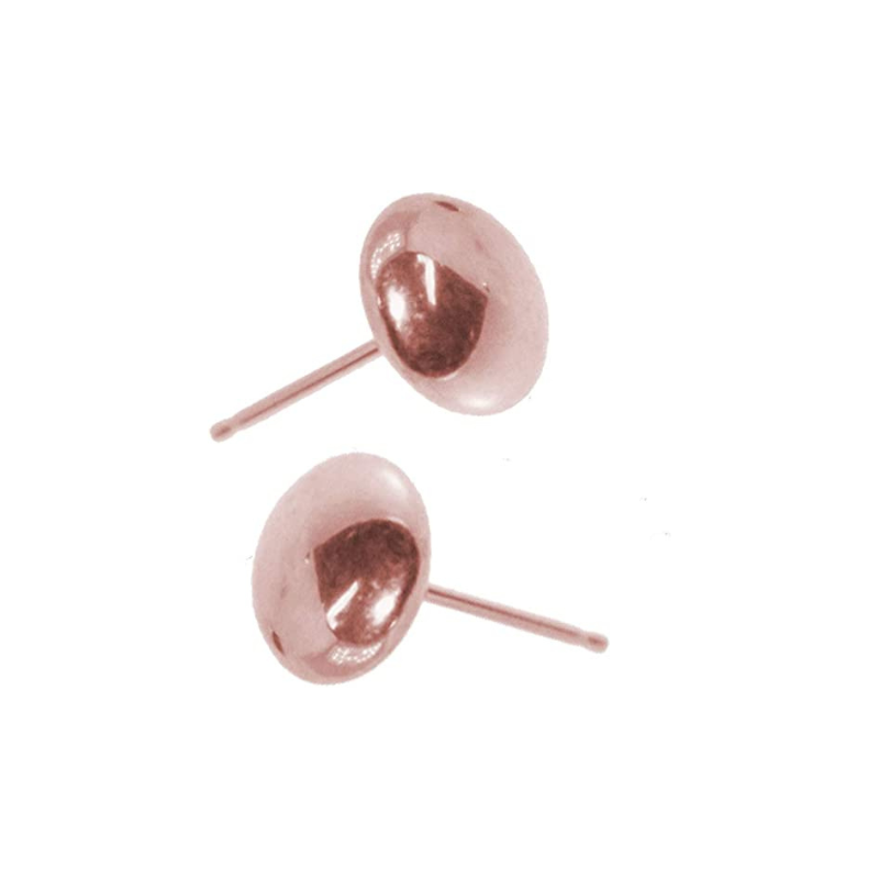 Hollow Light Weight Plain Gold Ball Studs Earrings