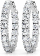 14k Yellow Gold or White Gold Hoop Earrings