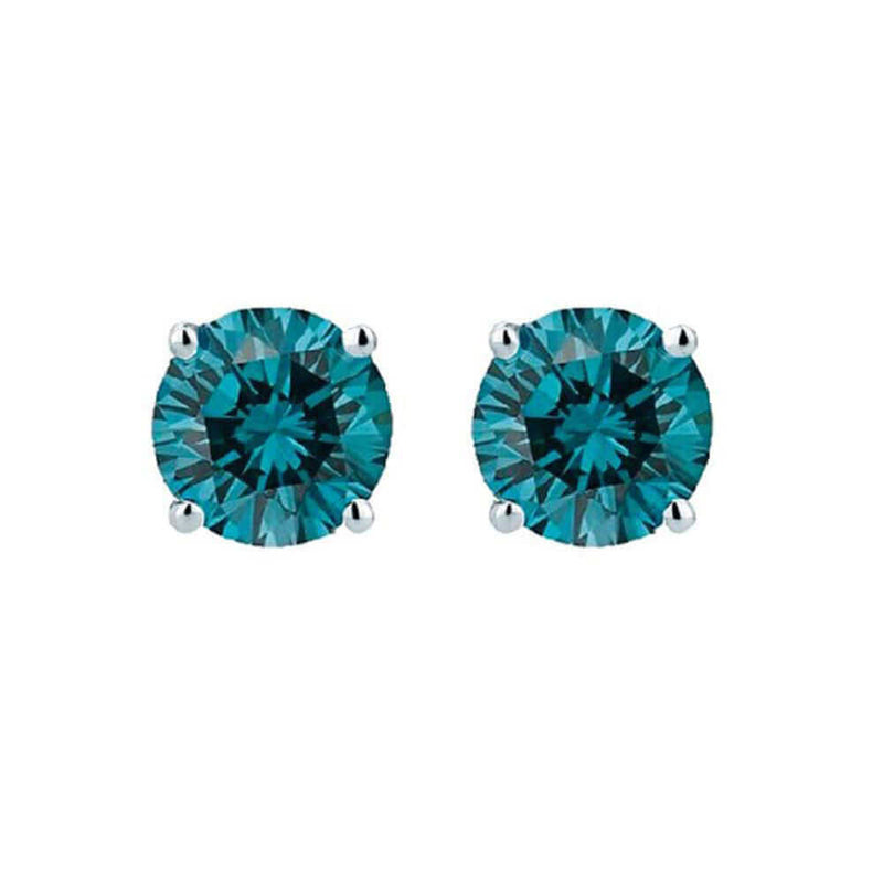 Round Brilliant Cut Diamond Earring