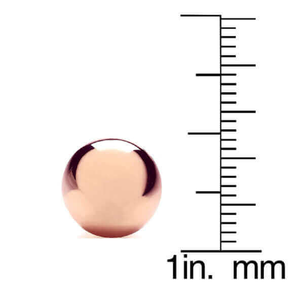 Gold Ball Earrings