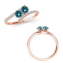 I Love Us™  Two-Stone Ring 1ct ct tw Diamonds 14K White Gold  "My Best friend is My true love™", RINGS, JewelMORE.com  - JewelMORE.com