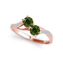 I Love Us™  Two-Stone Ring 1/2ct tw Diamonds 14K White Gold  "My Best friend is My true love™", Two Stone Ring, JewelMORE.com  - JewelMORE.com