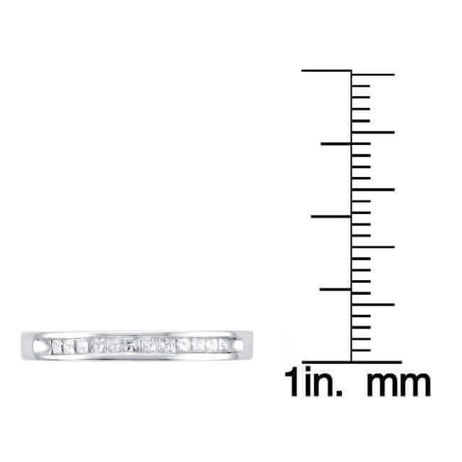 Princess-Cut Wedding Band