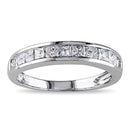 Princess-Cut Diamond Wedding Band