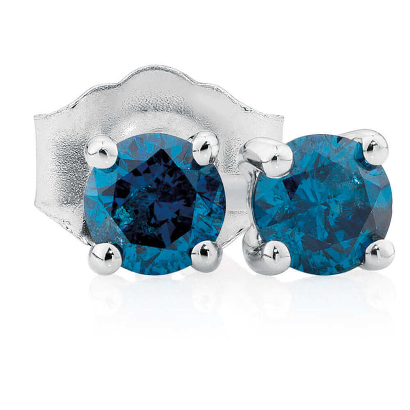 Round Brilliant Cut Diamond Earring