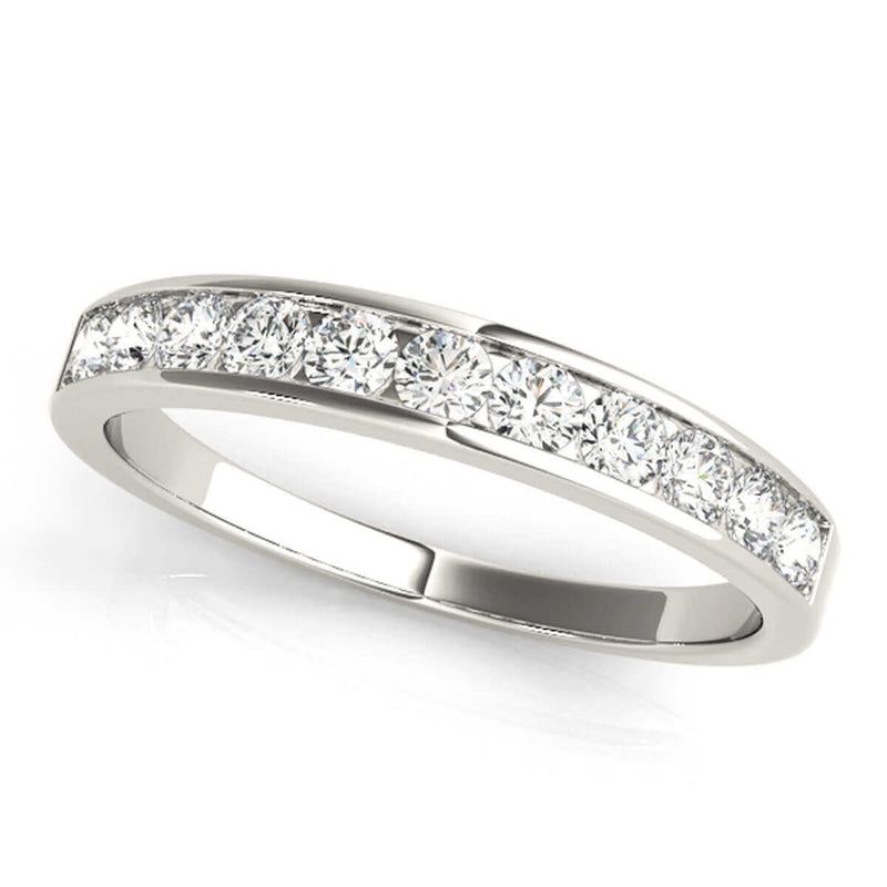 1/2ctw Diamond Channel Wedding Band