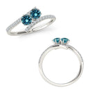 I Love Us Two-Stone Ring