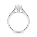  2 Carat Pear Shape and Round Lab Grown Diamond