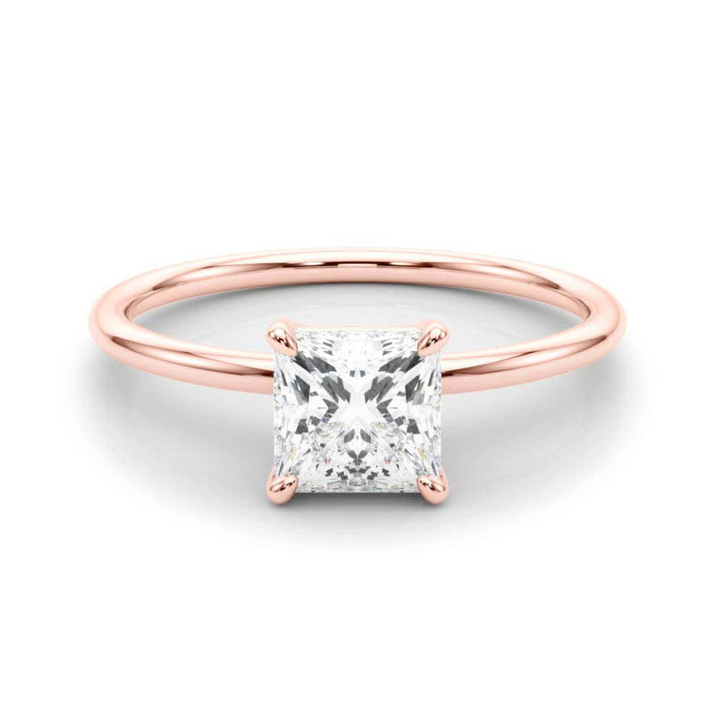 Solitaire Princess Lab Grown Diamond