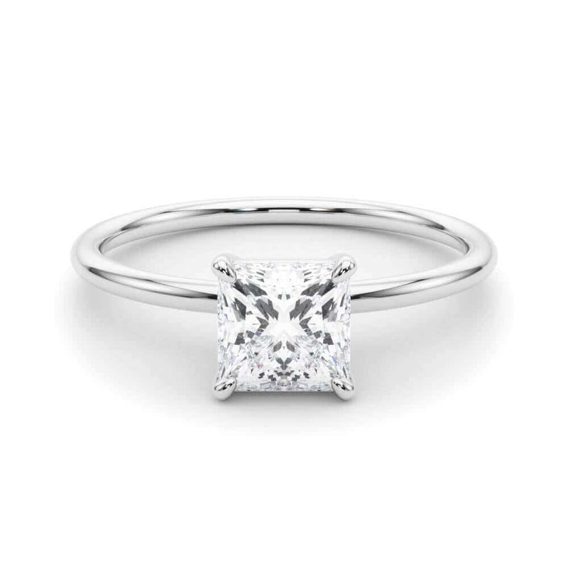 Solitaire Princess Lab Grown Diamond