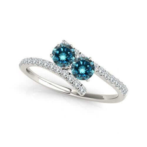 I Love Us Two-Stone Ring