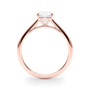 JewelMore 1 Carat to 3 Carat Round Cut Lab Grown Diamond Graduated Engagement Ring for Women | 14K Gold |F-G Color, VS-SI Clarity | Impressive Collection | 30 Day Free Return