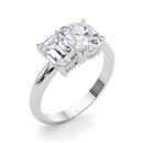 2.25 Carat Oval and Emerald Cut Lab Grown Diamond