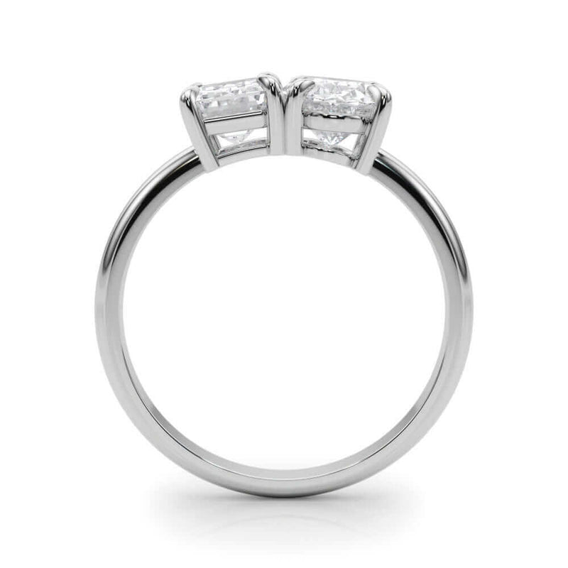 2.25 Carat Oval and Emerald Cut Lab Grown Diamond