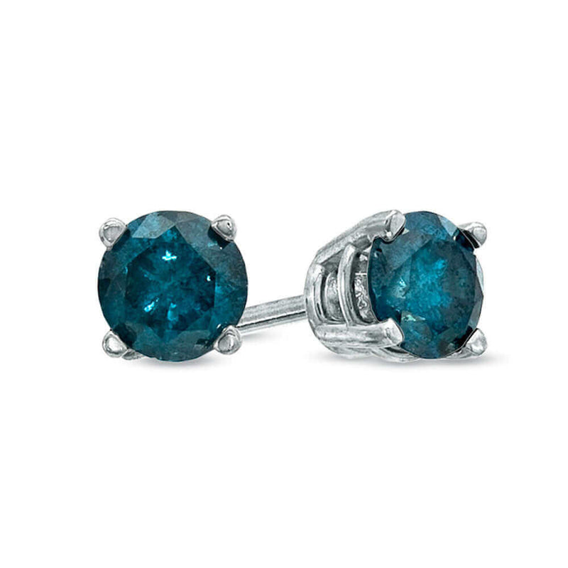 Round Brilliant Cut Diamond Earring