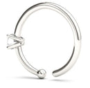 Diamond Nose Ring Hoop 
