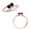 I Love Us™  Two-Stone Ring 3/4ct ct tw Diamonds 14K White Gold  "My Best friend is My true love™", RINGS, JewelMORE.com  - JewelMORE.com