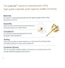 LuxLock World's most secure USA Patented Replacement Earring Back in 14k Yellow