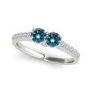 I Love Us Two-Stone Ring