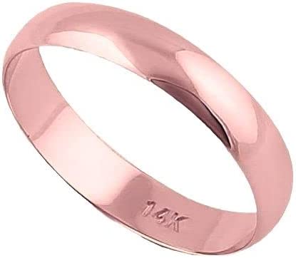4MM Men's Gold Wedding Band