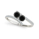 I Love Us™  Two-Stone Ring 1ct ct tw Diamonds 14K White Gold  "My Best friend is My true love™", RINGS, JewelMORE.com  - JewelMORE.com