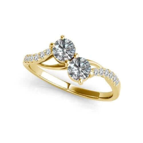I Love Us Two-Stone Ring