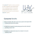 LuxLock World's most secure USA Patented Replacement Earring Back in 14k Yellow