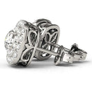 Diamond Double Halo Earrings