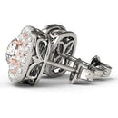 Diamond Double Halo Earrings