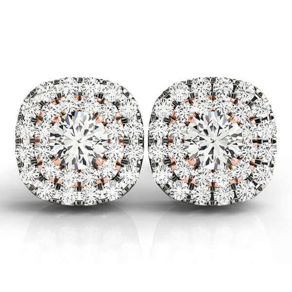square-diamond-earring-halo-stud-earring 