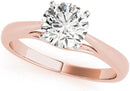 0.5-1 Carat Certified Round Solitaire Ring 