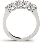 Five Stone Wedding Anniversary Stackable Ring Band