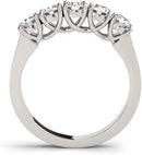 Five Stone Wedding Anniversary Stackable Ring Band