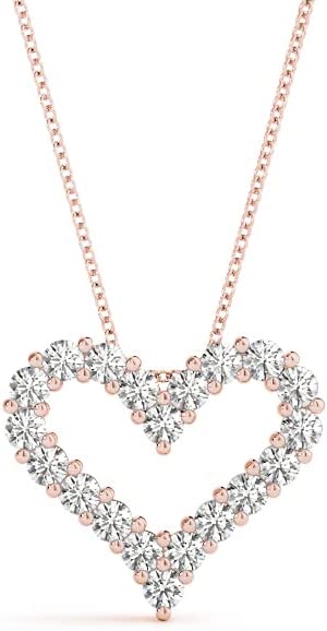 Lab Grown Diamond Heart Necklace