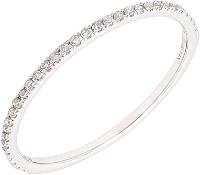 Rose Gold Round White Diamond